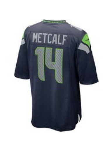 Jersey Nike NFL Home Game Jersey Seattle Seahawks DK Metcalf 14 Sort | 67NM-SSGH-78F-2NM