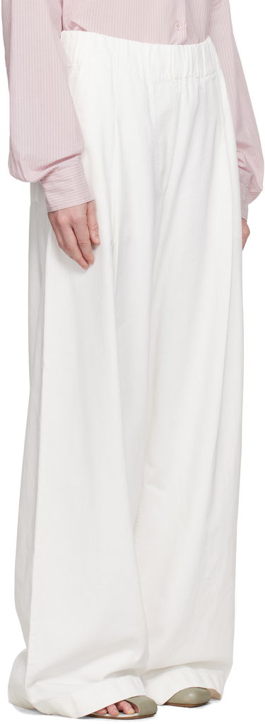 Bukser Dries Van Noten Dries Van Noten Drawstring Wide-Leg Jeans Blå | 251-010936-1553, 4