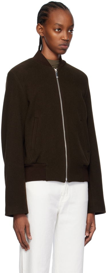 Bomberjakke TOTEME Sartorial Bomber Jacket Brun | 241-WRO1042-FB0039, 1