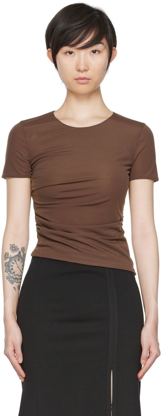 T-shirt Helmut Lang Helmut Lang Reversible T-Shirt Brun | M05HW502
