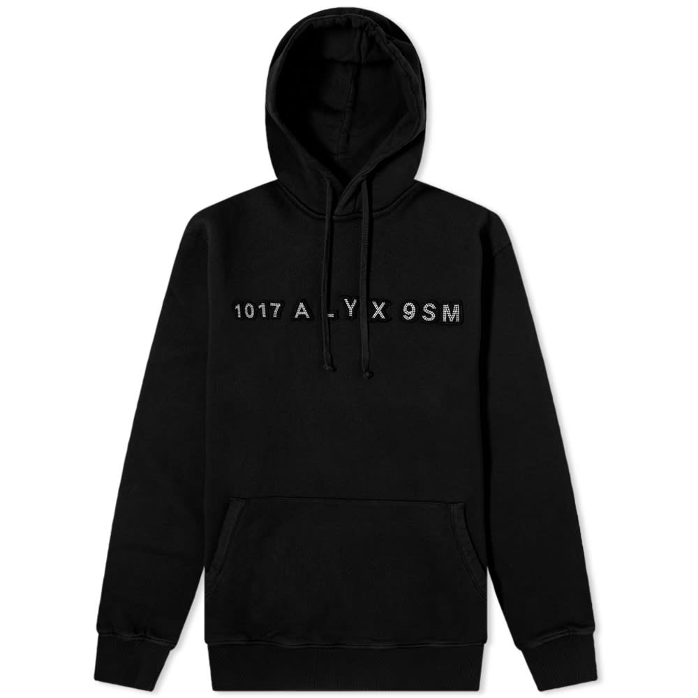 Sweatshirt 1017 ALYX 9SM Fleece Popover Hoodie Sort | AAUSW0154FA01-BLK0001, 0