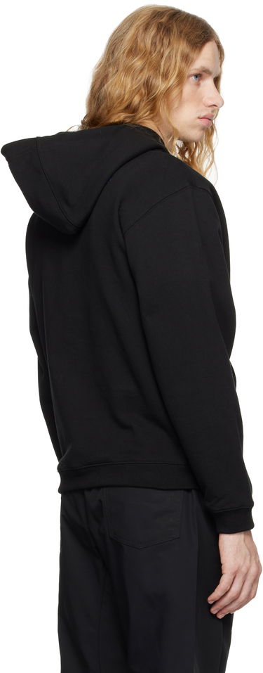 Sweatshirt ADER ERROR Distressed Logo Graphic Print Hoodie Sort | BN25FYHD0101BK, 2
