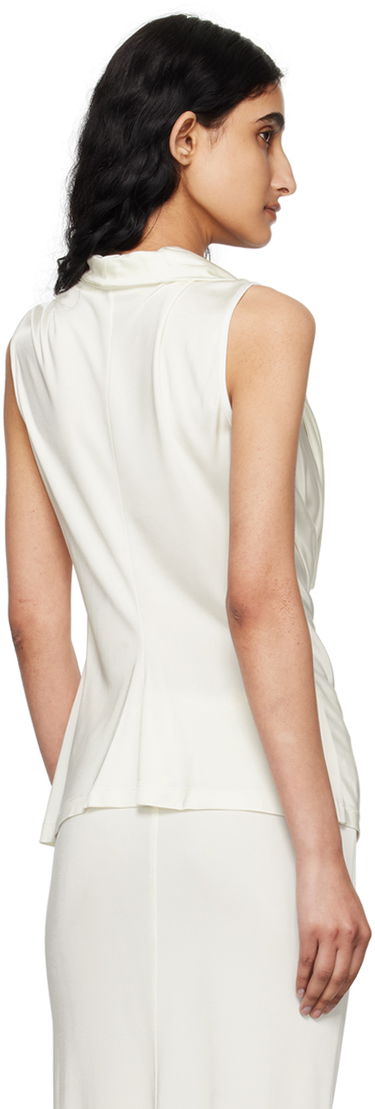 Tanktop Helmut Lang Helmut Lang Cowl Neck Tank Hvid | O05HW501, 2