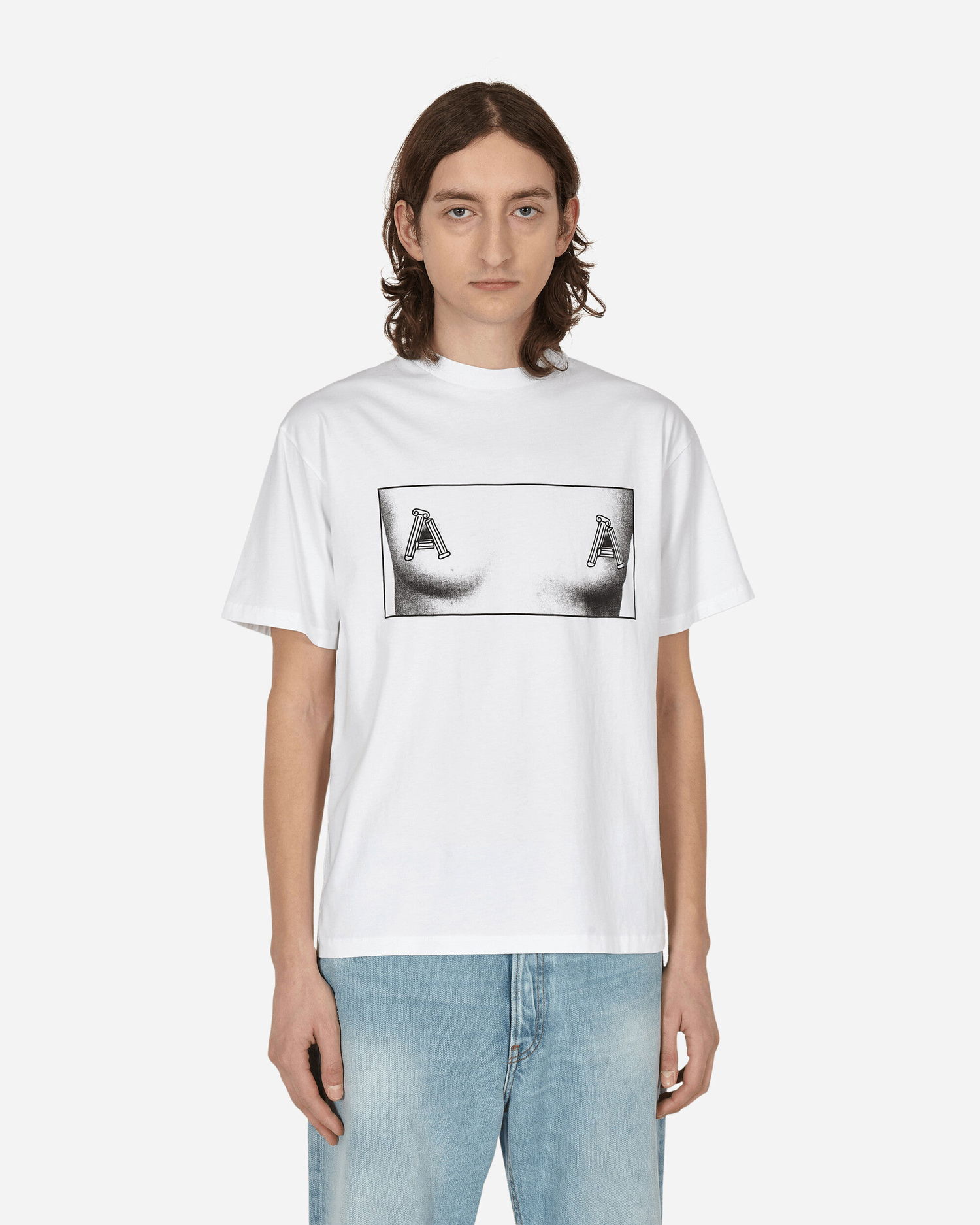 T-shirt Aries Boobs T-Shirt Hvid | STAR60007 WHT, 0