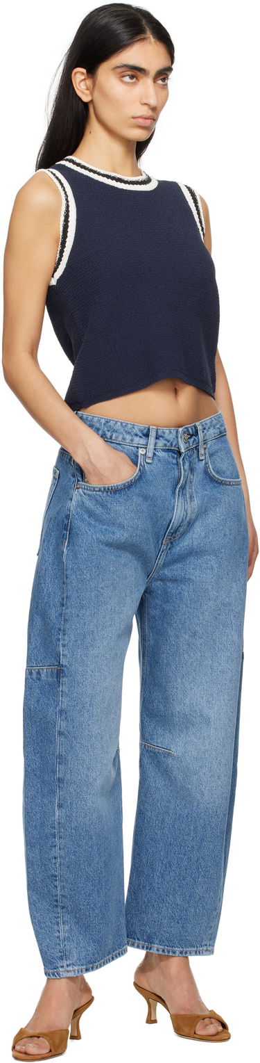 Jeans rag & bone rag & bone Charlie Ankle-Length Barrel Jeans Blå | WDD25S2994RGAC, 3