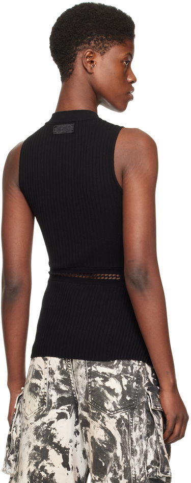Tanktop The Attico Attico Cutout Sleeveless Tank Top Sort | 242WCT248 KV001, 2