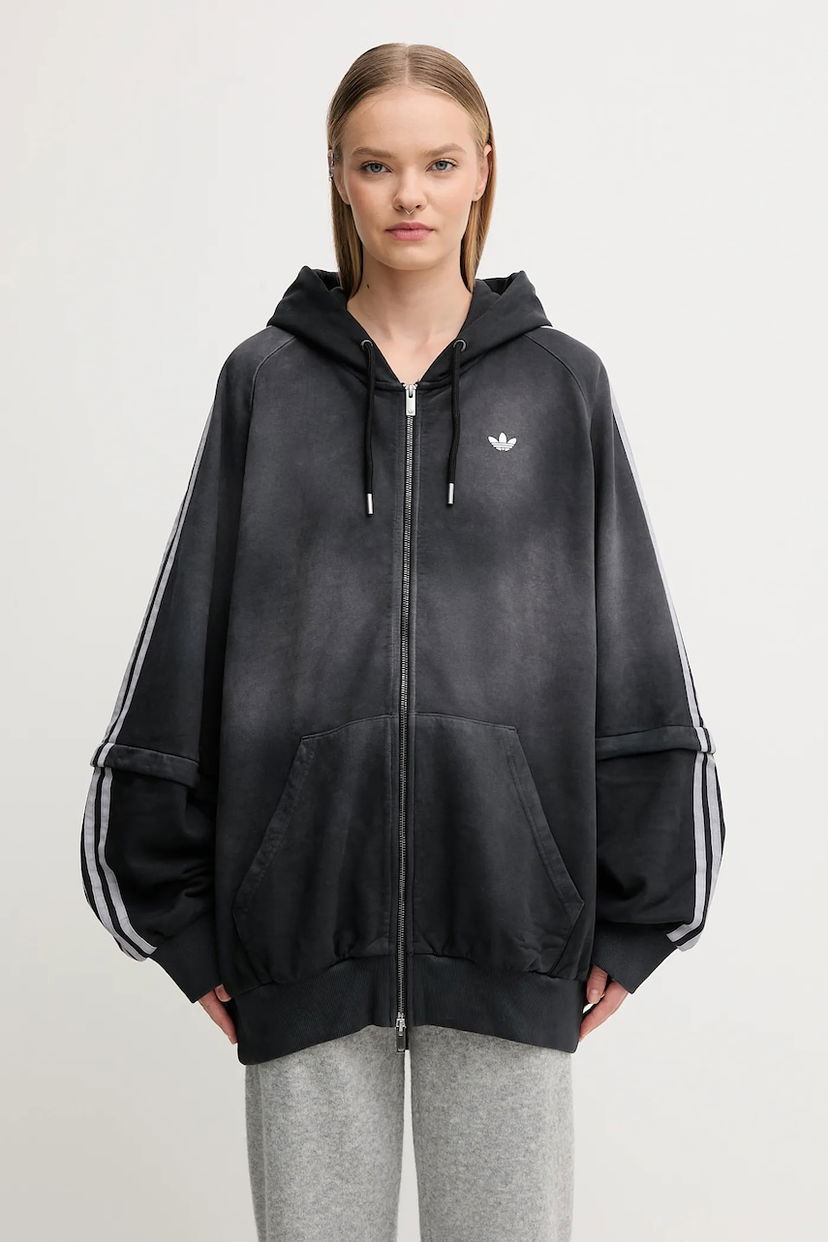 Sweatshirt adidas Originals adidas Originals Oversized Hoodie Sort | KE9806