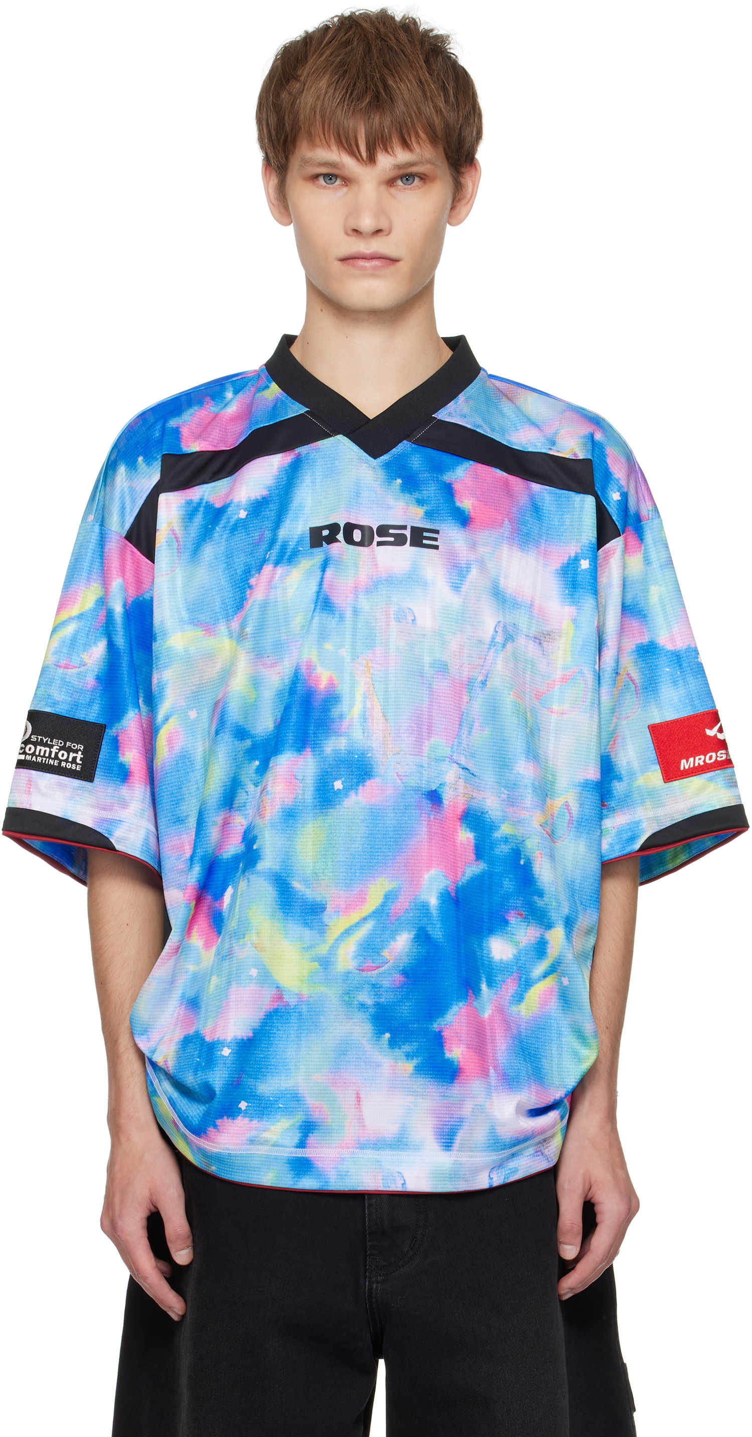 T-shirt Martine Rose Martine Rose Printed Rugby T-Shirt Flerfarvet | 197JT14534, 0
