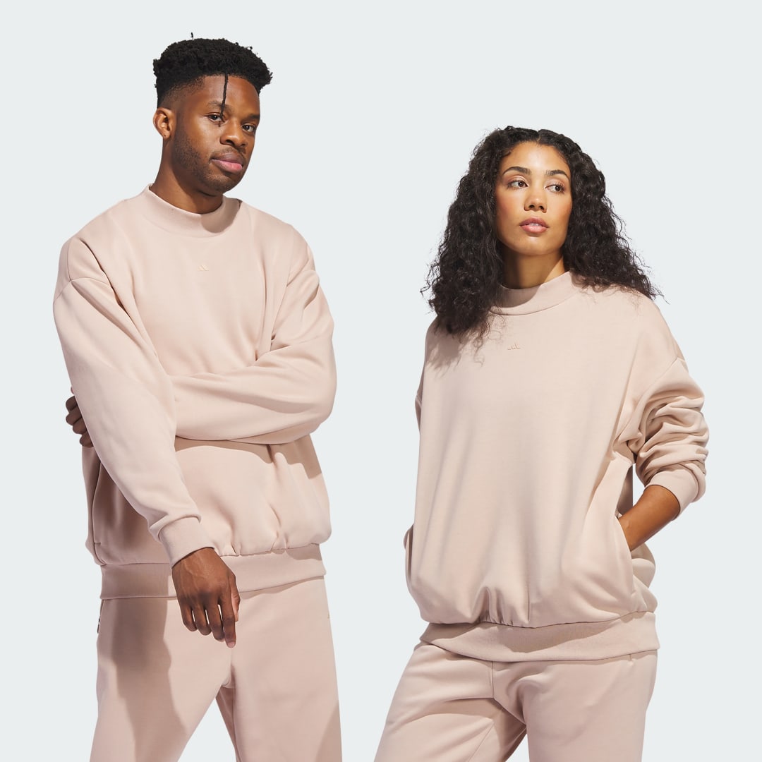 Sweatshirt adidas Performance Basketball Crew Beige | IM8422, 1
