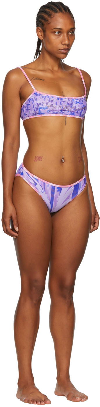Badetøj Collina Strada Collina Strada Exclusive Recycled Nylon Bikini Lilla | XX2120, 1
