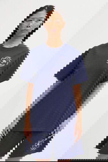 T-shirt Sporty & Rich Cotton T-Shirt with Print Kennedy Crest Mørkeblå | TO04360666BL106, 1