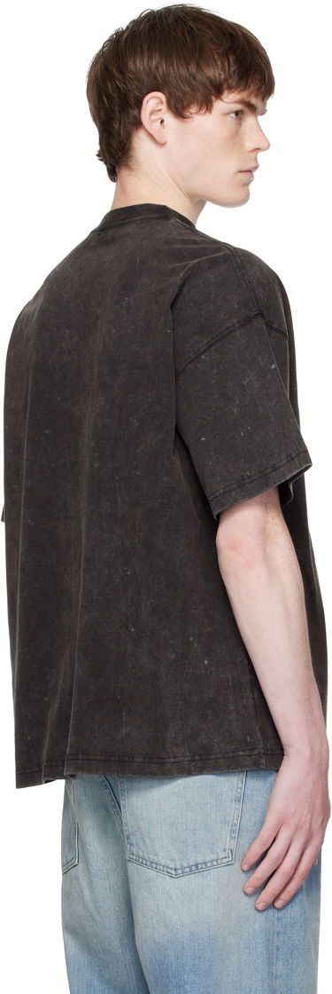 T-shirt We11done We11done Oversized Dyed T-Shirt Sort | WD-TT2-25-728-M-CH, 2