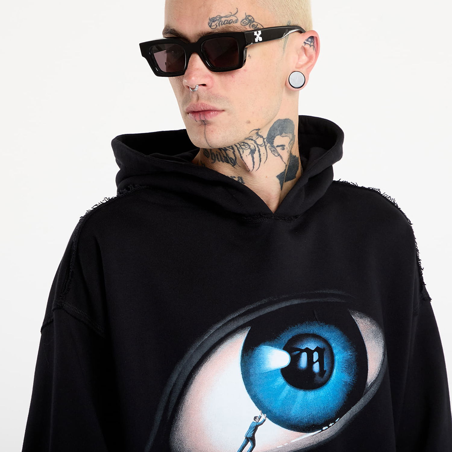 Sweatshirt MISBHV MISBHV Eye Print Hoodie Sort | 251M206, 1