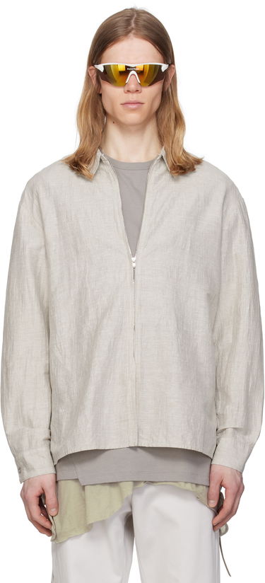 Skjorte Post Archive Faction (PAF) PAF 8.0 Right Zip-Up Shirt Grå | 8.0 TSR-IV, 0