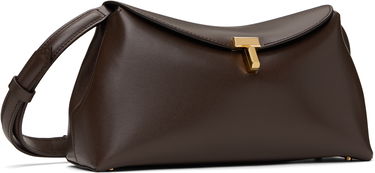 Håndtaske TOTEME T-Lock Leather Clutch Brun | 244-WAL950-LE0025, 4