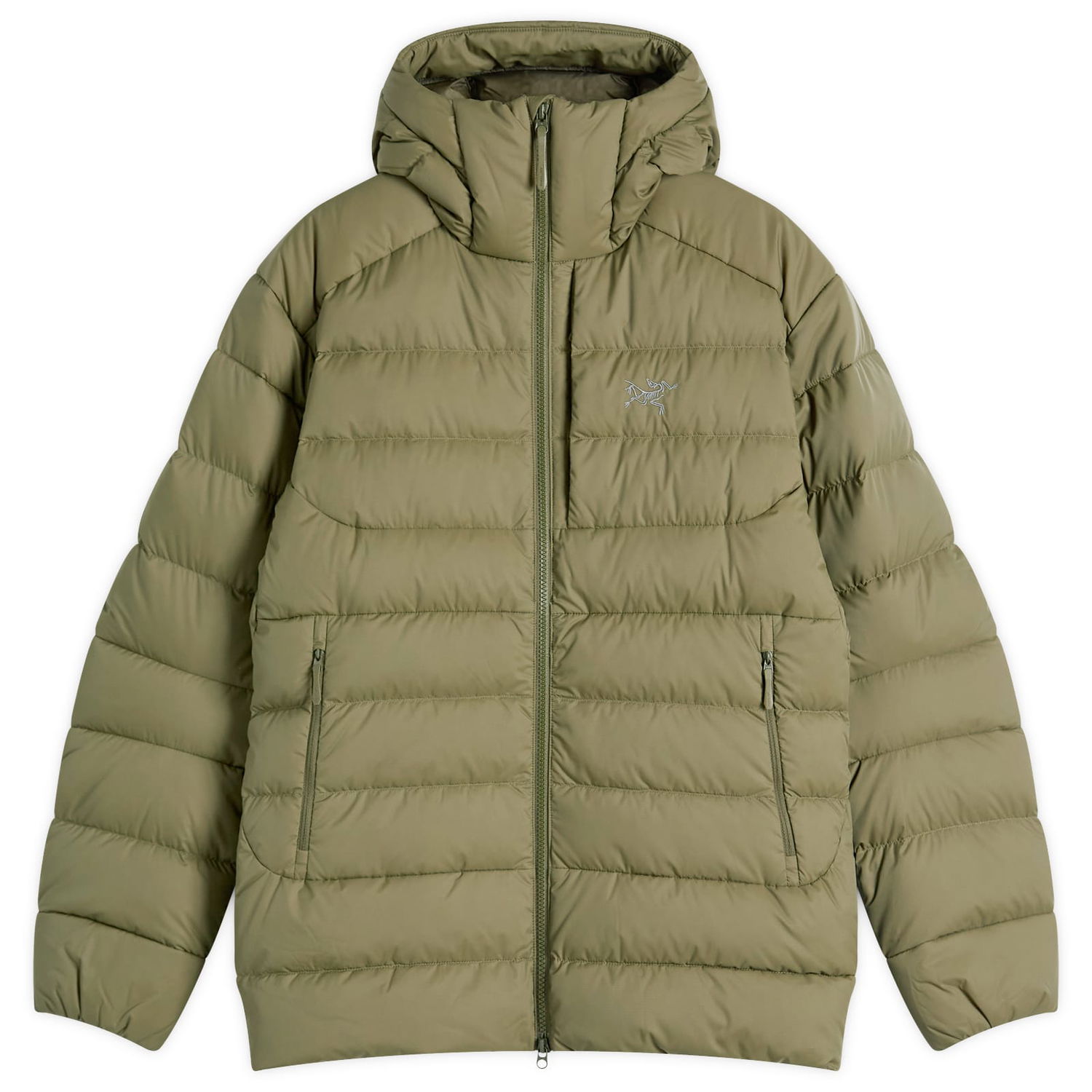 Puffer jakke Arcteryx Men's Thorium Hooded Down Jacket, Size Small Grøn | X000010543-014046, 0