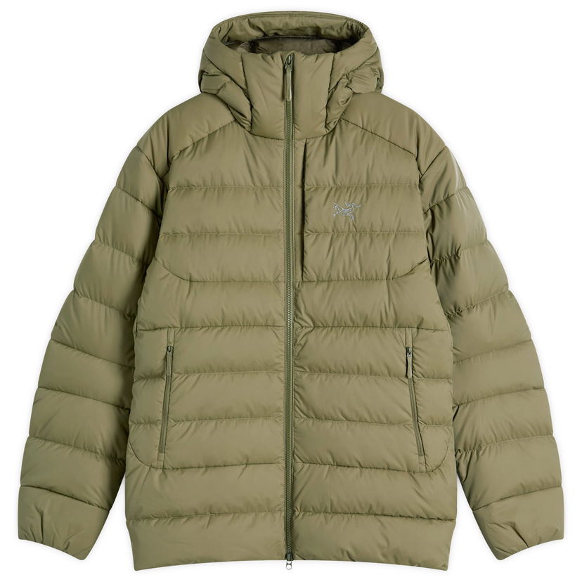 Puffer jakke Arcteryx Men's Thorium Hooded Down Jacket, Size Small Grøn | X000010543-014046