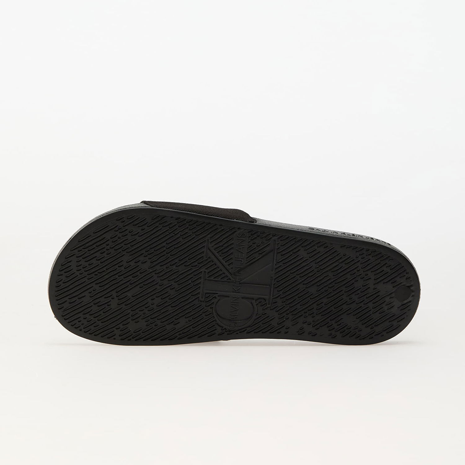 Sneakers og sko CALVIN KLEIN Jeans Slide Monogram Hardw Black Sort | YW0YW01713 0GJ, 1