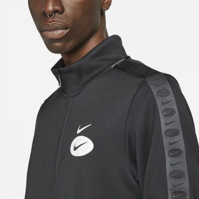 Vindjakke Nike Sportswear Swoosh League Poly-Knit Jacket Sort | DM5473-010, 1