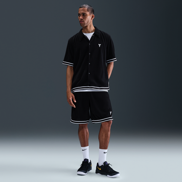 Skjorte Nike Kobe Pleated Short-Sleeve Basketball Top - Size: S Sort | IB0020-010, 1