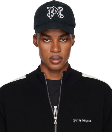 Kasket Palm Angels Cap With Logo Embroidery Sort | PMLB094C99FAB0021001, 0