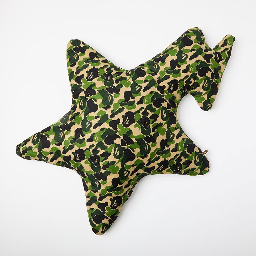 Home decor BAPE Bathing Ape ABC Camo Star Big Cushion Grøn | 001HOK701003F GRN