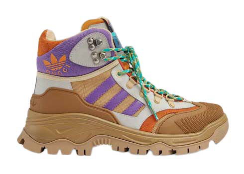 Sneakers og sko Gucci adidas x Laced Up Boots Brown Purple (Women's) Beige | 721394 FAAW5 9762, 0