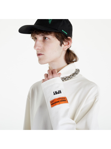 T-shirt HERON PRESTON HPNY Embroidered Rollneck Tee Hvid | HMAB027C99JER0020110