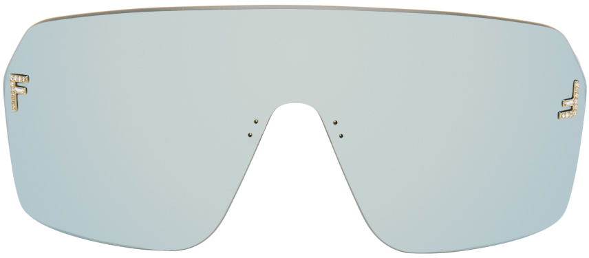Solbriller FENDI First Crystal Sunglasses Beige | FE4121US, 0