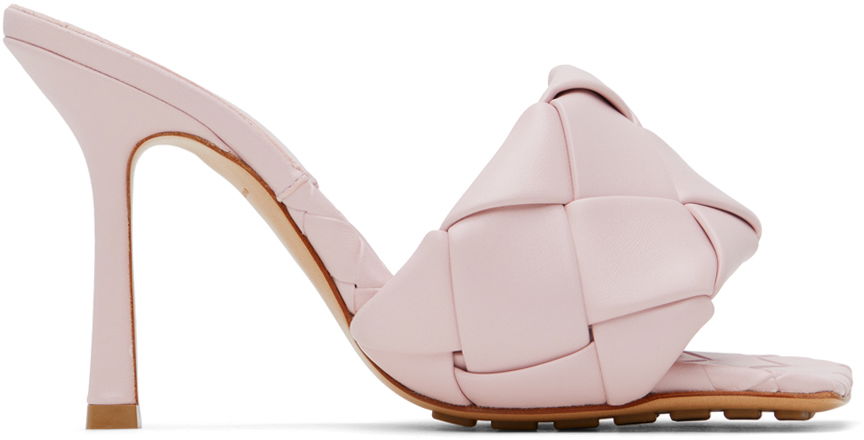 Sneakers og sko Bottega Veneta Lido Heeled Sandals "Pink" Lyserød | 608854 VBSS0, 0