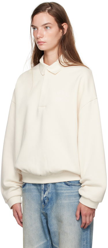 Sweatshirt Fear of God ESSENTIALS Single-Button Polo Hvid | 192BT244392F, 3