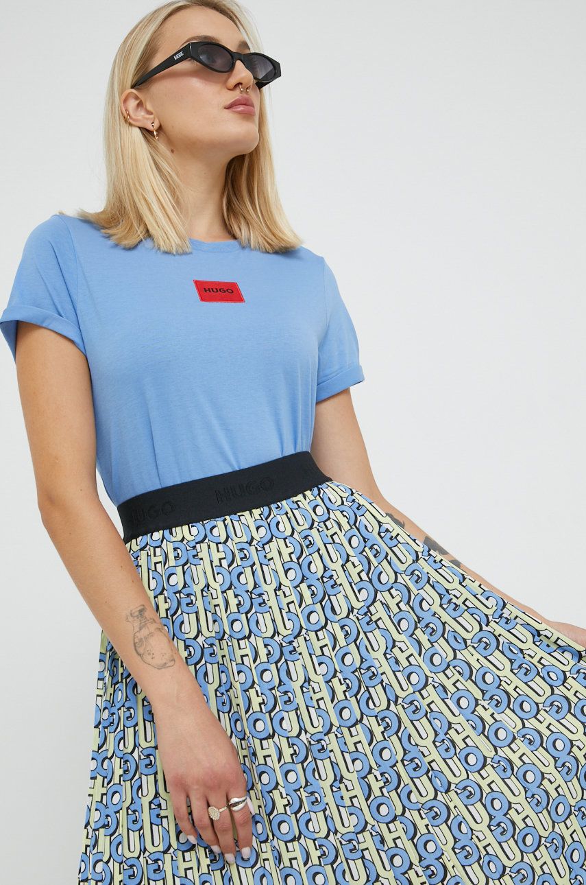 T-shirt BOSS Cotton T-Shirt Blå | 50456008, 0