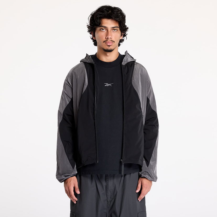 Jakke Reebok Jacket Running Hooded Sort | RMVL006C99FAB0011009