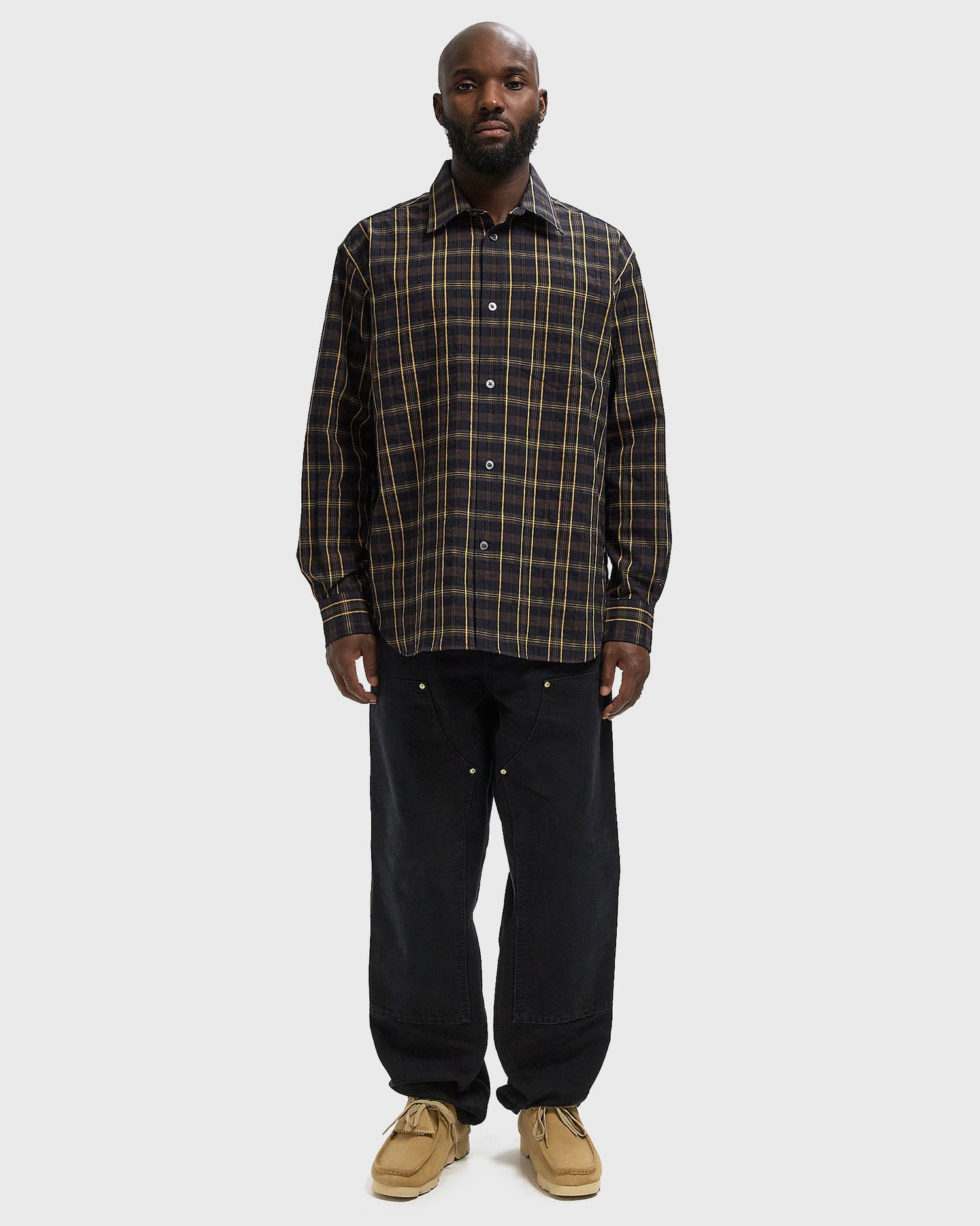Skjorte NORSE PROJECTS Mo Oversized Wool Check Shirt Flerfarvet | N40-0838-7059, 1