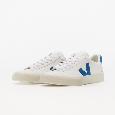 Sneakers og sko Veja Campo Chromefree "White/Swedish Blue" Hvid | CP0502818B, 1