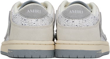 Sneakers og sko AMIRI Crystal Suede Skel Top Low Hvid | AWFOSR1091, 1