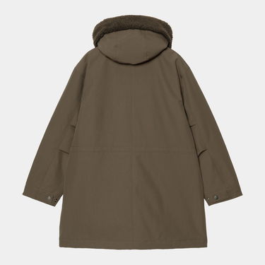 Parka Carhartt WIP Siberia Hooded Parka with Faux Fur Lining Vitola Grøn | I035365_5, 5
