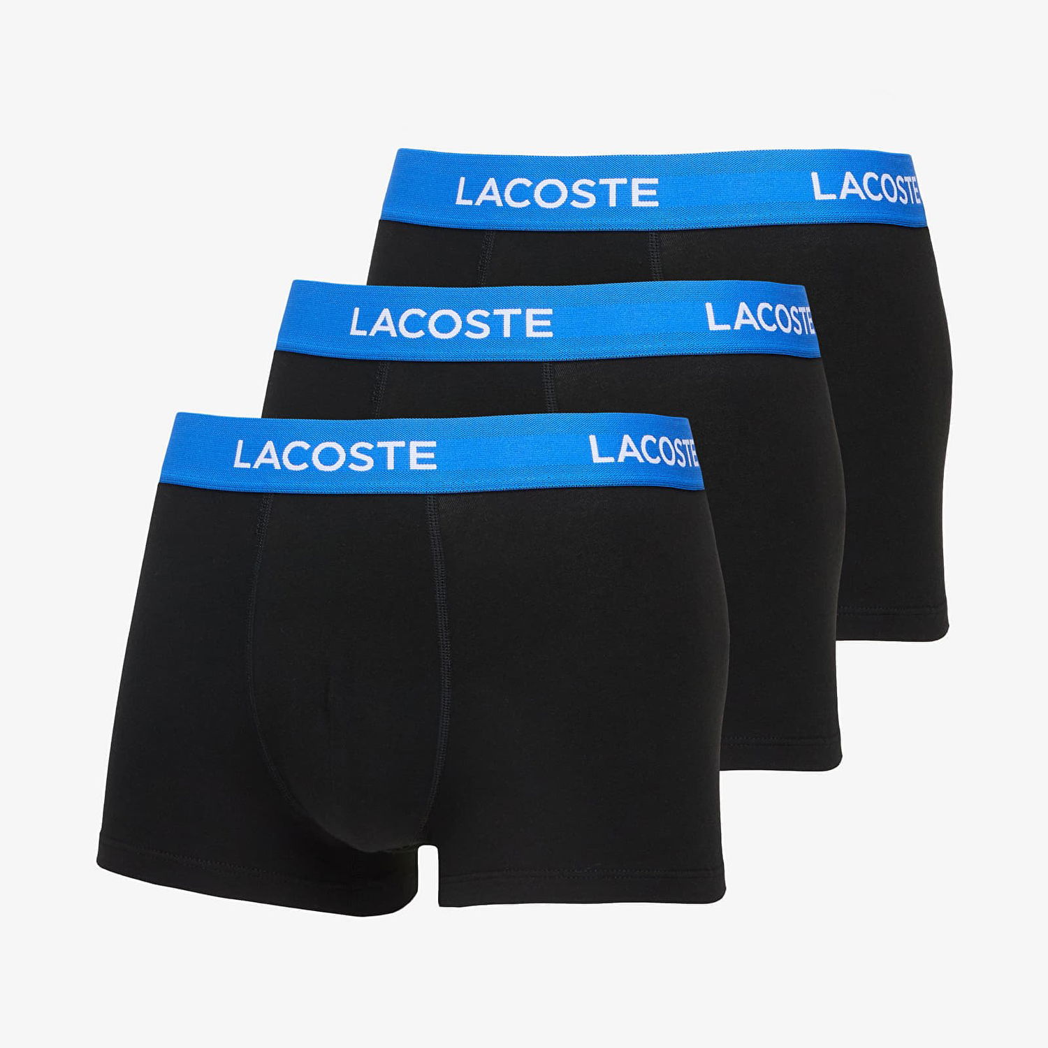 Boksere Lacoste Boxers Trunk Black/ Marina Sort | 5H8387 985, 0