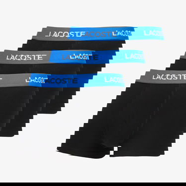 Boksere Lacoste Boxers Trunk Black/ Marina Sort | 5H8387 985, 0