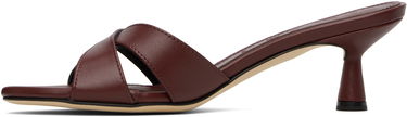 Tilbehør Aeyde Aeyde Vero Leather Mules Bourgogne | A11-HS-PRAR55ST164-SS25-955-007, 2