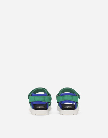 Sneakers og sko Dolce & Gabbana Dolce & Gabbana Gros-grain First Steps Sandals Flerfarvet | DL0076AB0288I679, 2