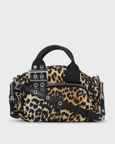 Håndtaske GANNI Bucky Polochon Mini Print Bag Flerfarvet | A6740-943, 0