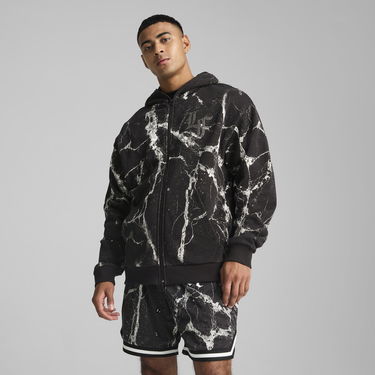 Sweatshirt Puma Hoops x Lafrancé Written in Chrome Full-Zip Hoodie Sort | 630776_01, 0