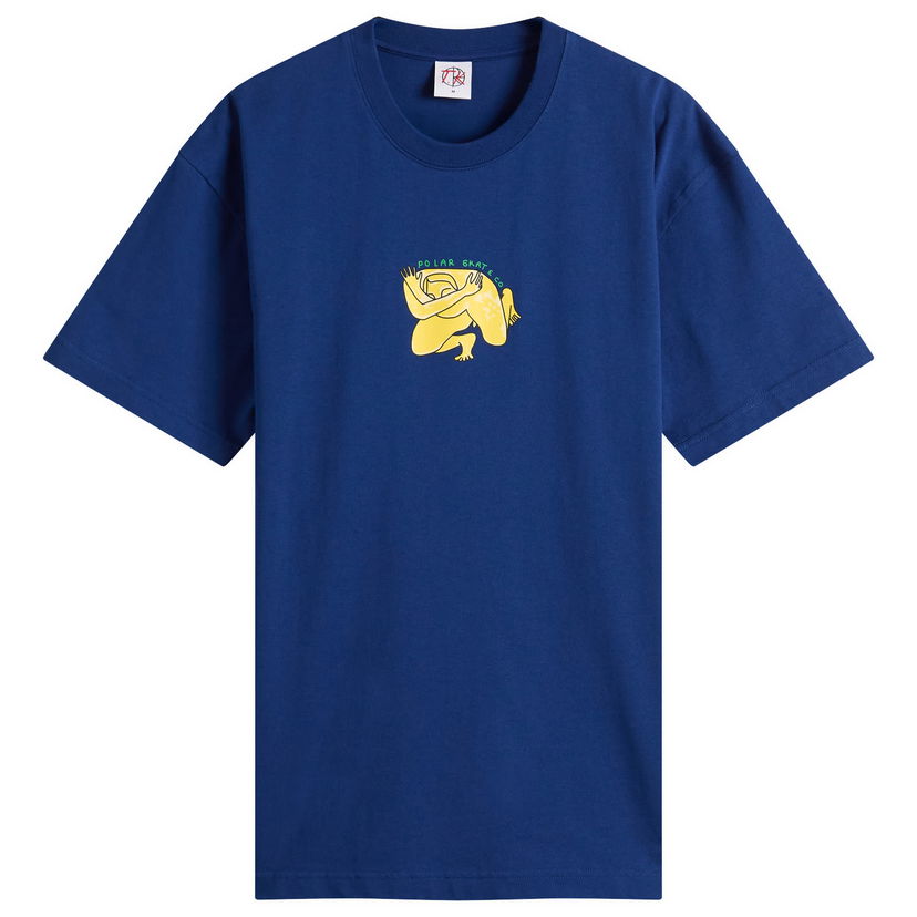 T-shirt Polar Skate Co. Shy Bow Graphic Tee, Size Large Blå | PSC-SU25-23-DRB