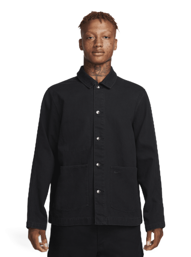 Jakke Nike Sportswear Club French Terry Crew Jacket Sort | FN0356-010