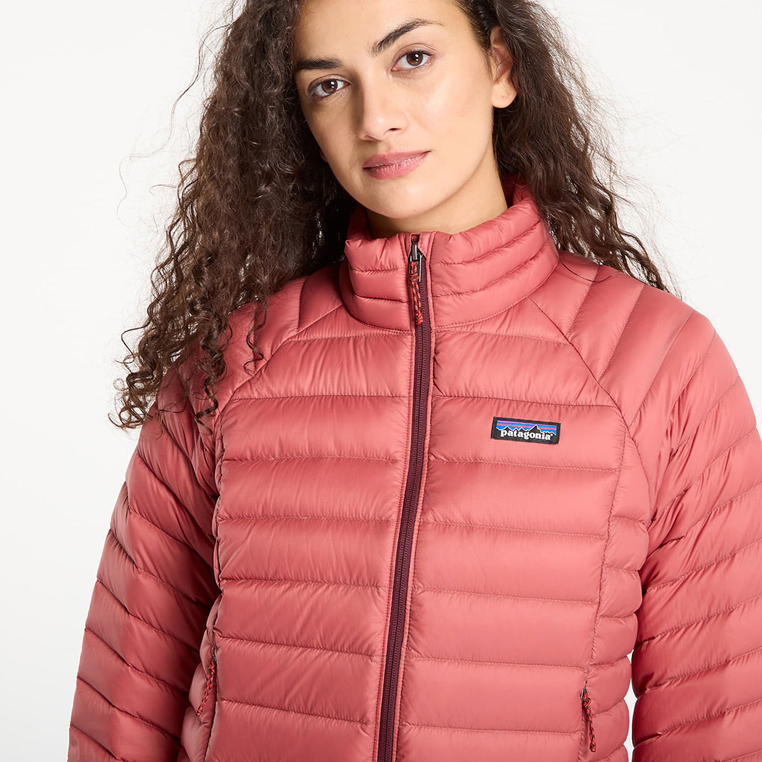 Jakke Patagonia Women's Down Sweater Jacket Lyserød | 84684 PTRE, 1