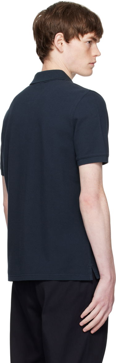 Polo skjorte MAISON KITSUNÉ Maison Kitsuné Fox Head Patch Regular Fit Polo Mørkeblå | PM00209KP0002, 2