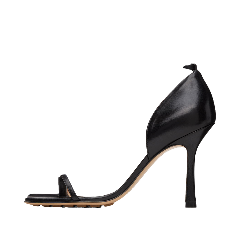 Sneakers og sko Bottega Veneta Stretch Strap Heeled Sandals "Black" Sort | 729742 VBSF0