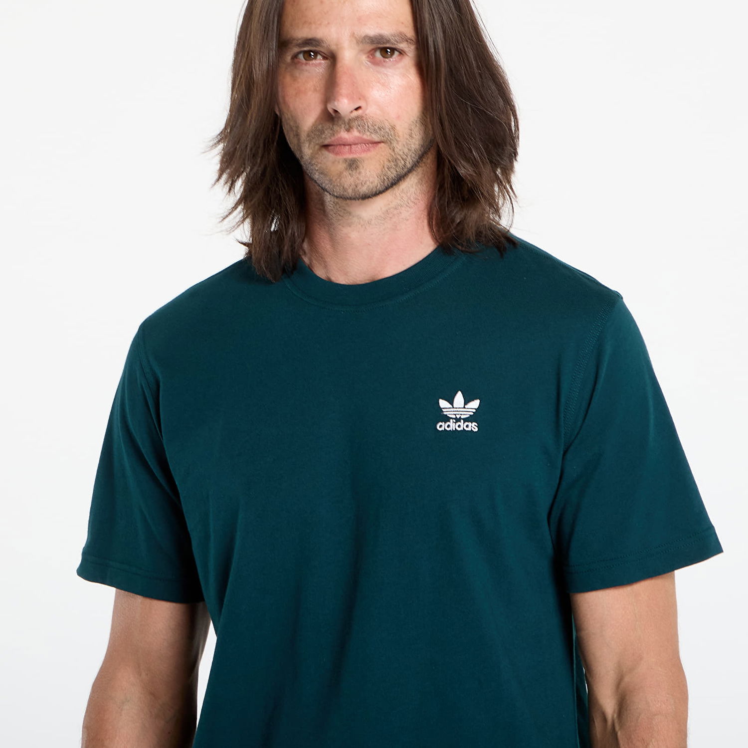T-shirt adidas Originals Trefoil Essentials Tee Grøn | JZ3586, 1