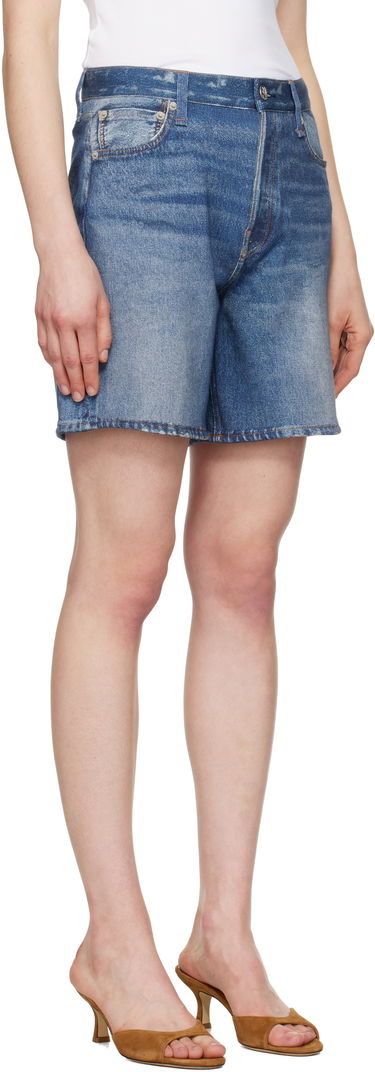 Shorts rag & bone Rag & Bone Miramar Terry Kaia Shorts Blå | WCW25S90008200, 1